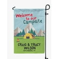 thumbnail image 1 of Printtoo Multicolor Welcome To Our Campsite Outdoor 12.5x18 Inches Double SidedFlagsDouble Sided CampFlagCampsiteFlagPersonalized Camping Flags, 1 of 4