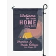thumbnail image 1 of Printtoo Multicolor Welcome To Our Home Away From Home Campsite Personalized Camping Flags For Campers Double Sided CampsiteFlagOutdoor GardenFlags, 1 of 4