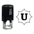 thumbnail image 1 of Printtoo Octagon Celtic Swirl Frame Alphabet U Monogram Self Inking Rubber Stamp Office Stationary, 1 of 7