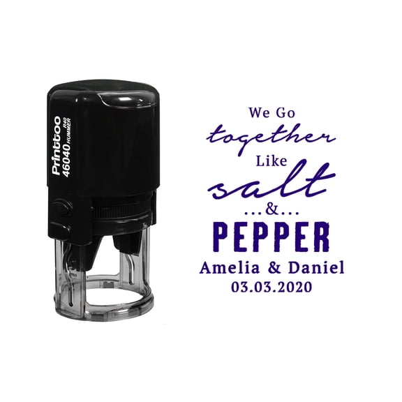 Printtoo Office Document Heavy Duty Stamp With Cancelled By Text Self Inking Date Rubber Stamp-Black