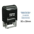 thumbnail image 1 of Printtoo Office Stationery Dater Stamp With Custom Text Date Self inking Rubber Stamp-Blue, 1 of 1