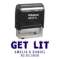 thumbnail image 1 of Printtoo Office Stationery Dater Stamp With Received Text Date Round Self Inking Rubber Stamp-Black, 1 of 6