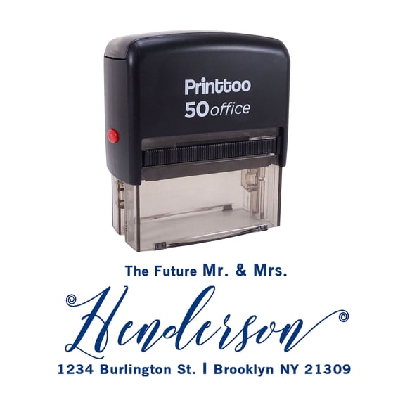 Printtoo Office Stationery Dater Stamp With Scanned By Text & Signature Space Self Inking Rubber Stamp-Black