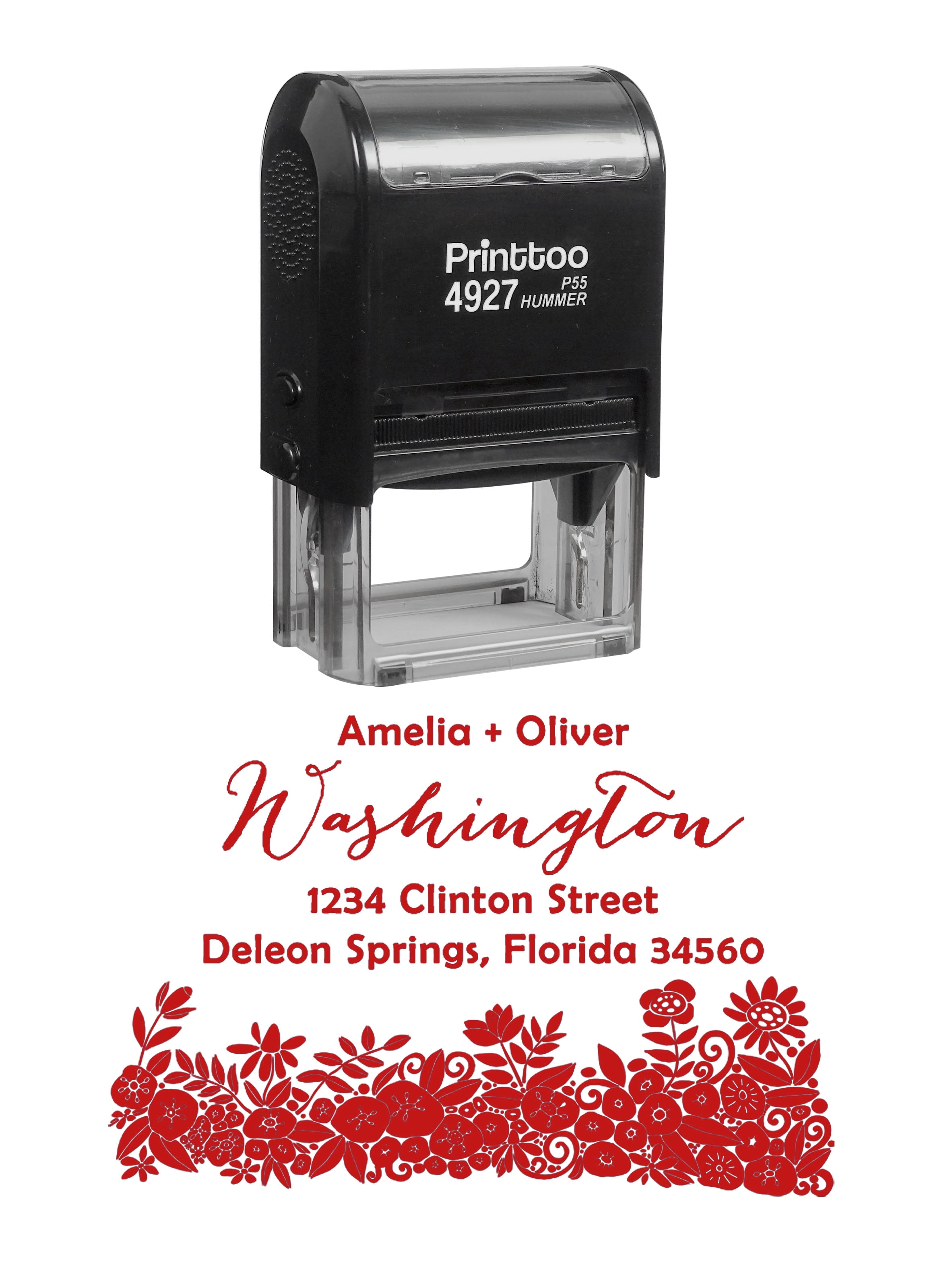 COLOP P20 Mini Self-Inking Rubber Stamp - "RECEIVED BY DATE" For Office And Mail