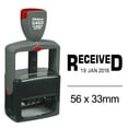 thumbnail image 1 of Printtoo Office Stationery Self Inking Heavy Duty Dater Stamp With Received Text Date Rubber Stamp-Black, 1 of 3