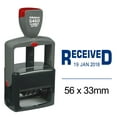 thumbnail image 1 of Printtoo Office Stationery Self Inking Heavy Duty Dater Stamp With Received Text Date Rubber Stamp-Blue, 1 of 3