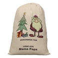 thumbnail image 1 of Printtoo Pack Of 2 Pcs Xmas Presents Storage Bags Large Santa Gift Sack With Drawstring Christmas Party Favor 27x20 Inch, 1 of 9