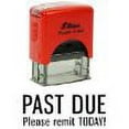 thumbnail image 1 of Printtoo Past Due Please Remit Self Inking Rubber Stamp Pre,Inked Office Stamp, Home Office Business Stationery, 38 x 14 mm, Black, 1 of 5
