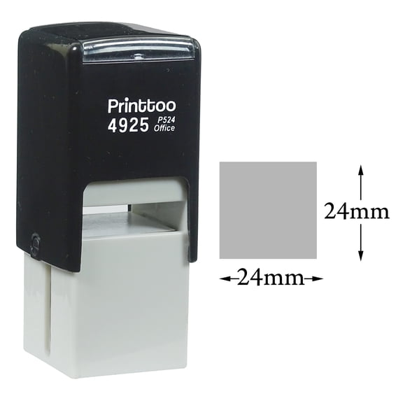 Printtoo Personalized Bird Theme Icons Rubber Stamp Self Inking Stamper 24 mm-Blue