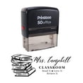 thumbnail image 1 of Printtoo Personalized Black Self Inking Classroom Custom Library Rubber Stamper-68 x 30 mm, 1 of 6