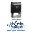 thumbnail image 1 of Printtoo Personalized Blue Self Inking Address Favor Stamp Custom Rubber Stamper-60 x 40 mm, 1 of 6
