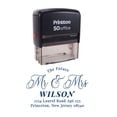 thumbnail image 1 of Printtoo Personalized Blue Self Inking Address Stamp Custom Future Rubber Stamper -68 x 30 mm, 1 of 6