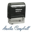 thumbnail image 1 of Printtoo Personalized Blue Self Inking Custom Signature Stamp Custom Rubber Stamper-58 x 22 mm, 1 of 6