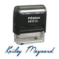 thumbnail image 1 of Printtoo Personalized Blue Self Inking Custom Stamp Custom Signature Rubber Stamper -58 x 22 mm, 1 of 6