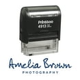 thumbnail image 1 of Printtoo Personalized Blue Self Inking Custom Stamp Custom Signature Rubber Stamper-58 x 22 mm, 1 of 4