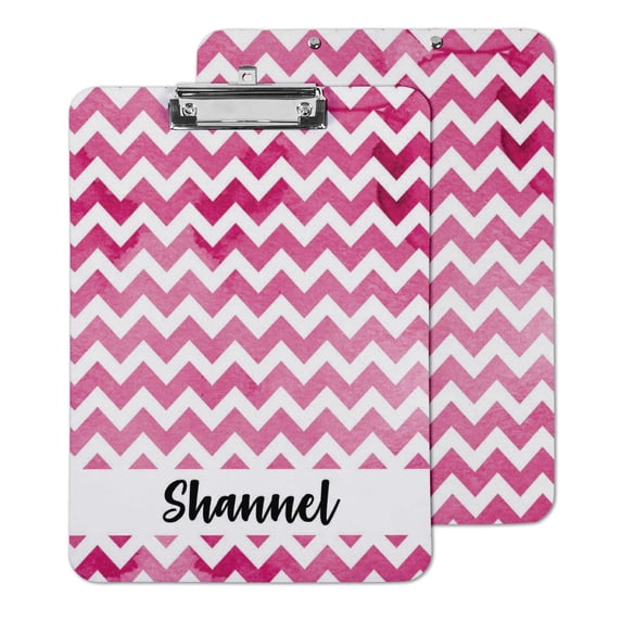 Printtoo Personalized Clipboard For Students Classroom School and Office Use Hardboard Letter Size w/ Low Profile Clip w/ Free Marker & Eraser,9x12.5 Inch