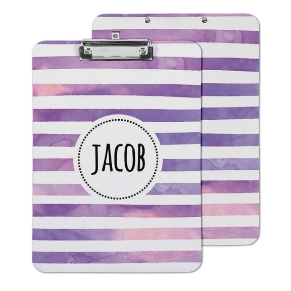 Printtoo Personalized Clipboard For Students Classroom School and Office Use Hardboard Letter Size w/ Low Profile Clip w/ Free Marker & Eraser,9x12.5 Inch