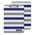 thumbnail image 1 of Printtoo Personalized Clipboard For Students Classroom School and Office Use Hardboard Letter Size w/ Low Profile Clip w/ Free Marker & Eraser,Stripes-9x12.5 Inch, 1 of 8