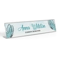 thumbnail image 1 of Printtoo Personalized Desk Name Plate Pretty Custom Acrylic Office Desk Name Plate Accessory 2x8 Inches, 1 of 5