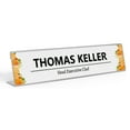 thumbnail image 1 of Printtoo Personalized Desk Name Plate Pretty Pumpkin Custom Acrylic Office Desk Name Plate Accessory 2x10 Inches, 1 of 5