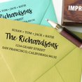 thumbnail image 1 of Printtoo Personalized Family Return Address Custom Wood Mounted Rubber Stamp Stationary, 1 of 1