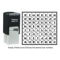 thumbnail image 1 of Printtoo Personalized Family Theme Rubber Stamp Self Inking Stamper 24 mm-Black, 1 of 7