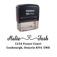 thumbnail image 1 of Printtoo Personalized Love Return Address Self Inking Custom Rubber Stamp Stationary Gift, 1 of 6