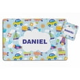 thumbnail image 1 of Printtoo Personalized Placemat & Coaster Set For Kids Toddlers,Birthday Gift For Boys,Gift For Girls,Transport-11x17 Inch, 1 of 6