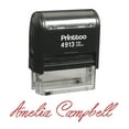 thumbnail image 1 of Printtoo Personalized Red Self Inking Custom Custom Signature Rubber Stamper-58 x 22 mm, 1 of 6