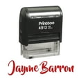 thumbnail image 1 of Printtoo Personalized Red Self Inking Custom Custom Signature Rubber Stamper-58 x 22 mm, 1 of 6