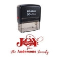 thumbnail image 1 of Printtoo Personalized Red Self Inking Joy Christmas Stamp Custom Rubber Stamper-68 x 30 mm, 1 of 6