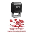 thumbnail image 1 of Printtoo Personalized Red Self Inking Wedding Invitation Stamp Custom Address Rubber Stamper -60 x 40 mm, 1 of 6