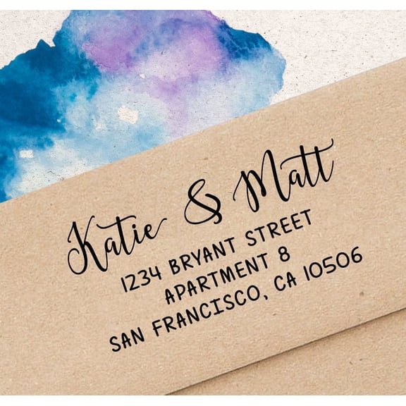 Printtoo Personalized Return Family Address Stamps Customized Save The Date Rubber Stamp