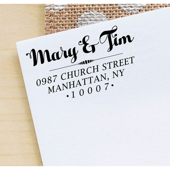 Printtoo Personalized Save The Date Rubber Stamp Custom Self Inking Family Return Address Stamp
