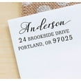 thumbnail image 1 of Printtoo Personalized Save The Date Rubber Stamp Custom Self Inking Return Family Address Stamp, 1 of 6