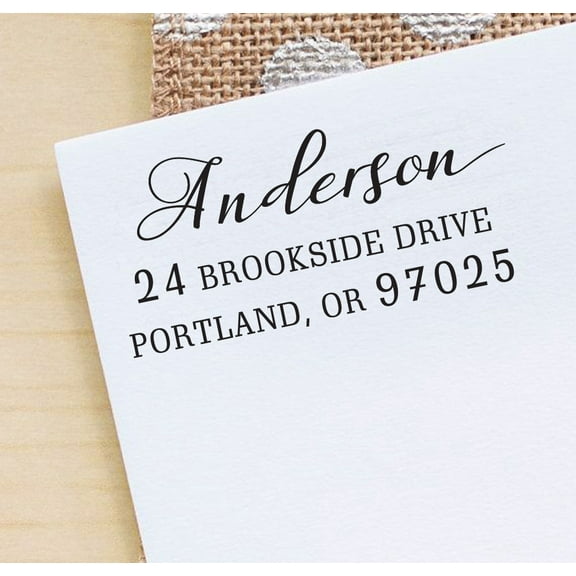 Printtoo Personalized Save The Date Rubber Stamp Custom Self Inking Return Family Address Stamp