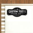 thumbnail image 1 of Printtoo Personalized Self Inking Custom Text Shop Address with Logo Envelope Rubber Stamp-Black, 1 of 3