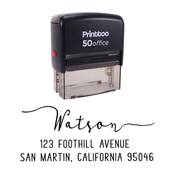 Printtoo Personalized Self Inking Wedding Invitation Return Address Rubber Stamp Custom