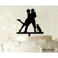 thumbnail image 1 of "Printtoo Personalized Silhouette Cake Topper Wedding Couple Cake Topper Color Option Available 4""-6"" Inches Wide", 1 of 1