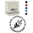 thumbnail image 1 of Printtoo Personalized Teachers&nbsp;Stamp Congratulation! Teachers Name Self-Inking Rubber Stamp Applause For School Classroom & Homework Supplies,Black - 30 x 30 mm, 1 of 6
