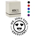 thumbnail image 1 of Printtoo Personalized Teachers&nbsp;Stamp Excellent Teachers Name Self-Inking Rubber Stamp Appreciation Message For School Classroom & Homework Supplies,Black - 30 x 30 mm, 1 of 6