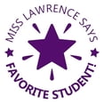 thumbnail image 1 of Printtoo Personalized Teachers&nbsp;Stamp Favorite Student! Teachers Name Self-Inking Rubber Stamp Appreciation Message For School Classroom & Homework Supplies,Purple - 30 x 30 mm, 1 of 6