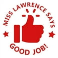 thumbnail image 1 of Printtoo Personalized Teachers&nbsp;Stamp Good Job! Teachers Name Self-Inking Rubber Stamp Appreciation Message For School Classroom & Homework Supplies,Red - 30 x 30 mm, 1 of 6
