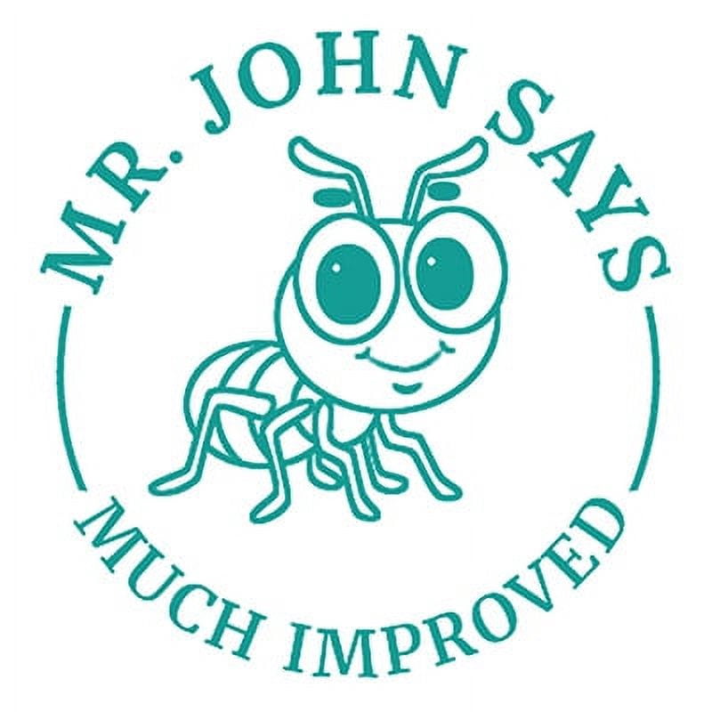 Printtoo Personalized Teachers Stamp Much Improved Teachers Name Self ...