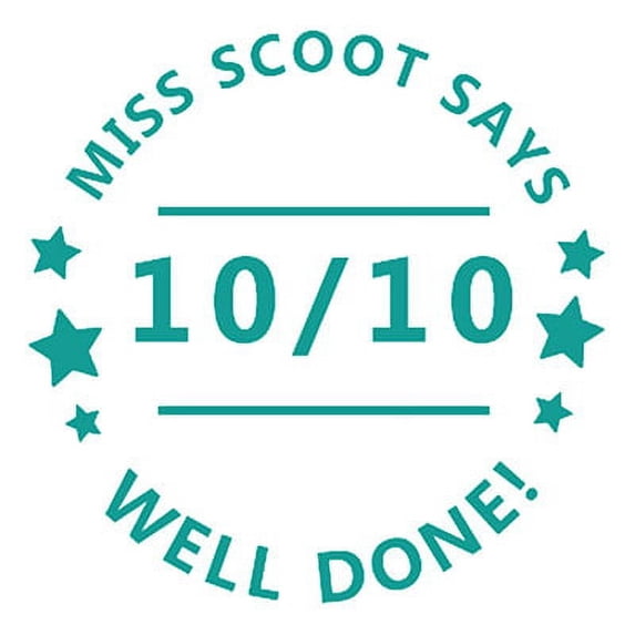 Printtoo Personalized Teachers Stamp Well Done! Teachers Name Self-Inking Rubber Stamp Applause For School Classroom & Homework Supplies,Green - 30 x 30 mm