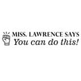 thumbnail image 1 of Printtoo Personalized Teachers&nbsp;Stamp You Can Do This! Teachers Name Self-Inking Rubber Stamp Encouragement Message For Students Classroom & Homework Supplies,Black-42 x 9 mm, 1 of 7
