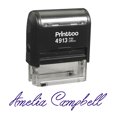 thumbnail image 1 of Printtoo Personalized Violet Self Inking Custom Stamp Custom Signature Rubber Stamper-58 x 22 mm, 1 of 6