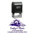 thumbnail image 1 of Printtoo Personalized Violet Self Inking Wedding Invitation Stamp Custom Address Rubber Stamper -60 x 40 mm, 1 of 6
