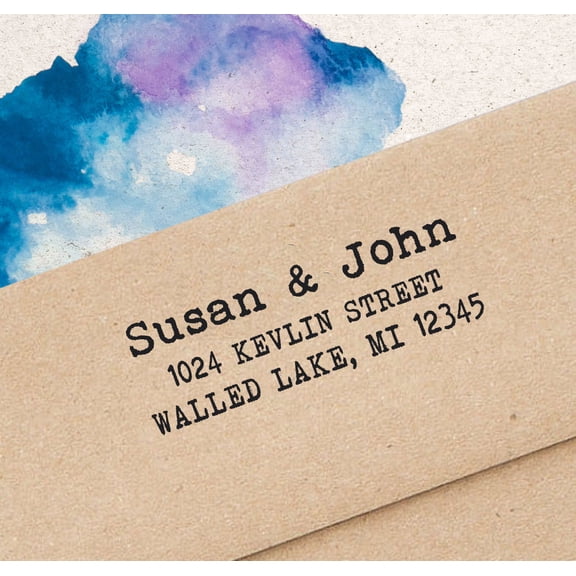 Printtoo Personalized Wedding Invite Rubber Stamp Custom Self Inking Family Address Stamp Stationary Gift