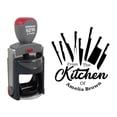 thumbnail image 1 of Printtoo Personalized&nbsp;Black Self Inking Kitchen Business Monogram Heavy Duty Stamp Custom&nbsp;Rubber&nbsp;Stamper-45 mm, 1 of 6